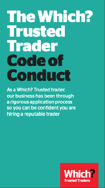 We are proud members of Which? Trustedtraders